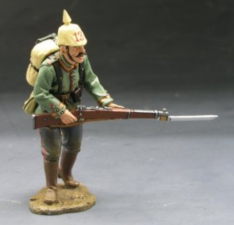 Charging With Rifle & Bayonet