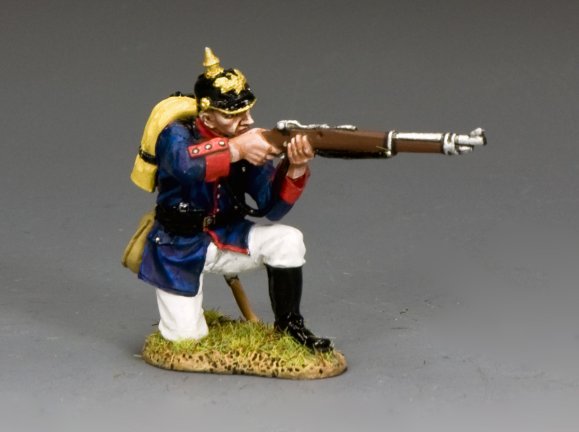 Prussian Line Infantryman Kneeling Firing