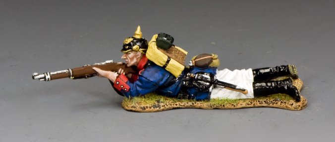 Prussian Line Infantryman Firing Prone