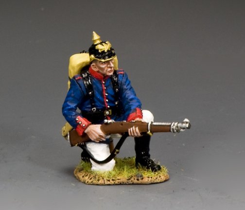 Prussian Line Infantryman Kneeling Ready