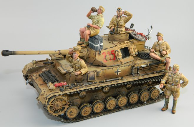 German Afrika Corps - DAK Panzer IV & Crew