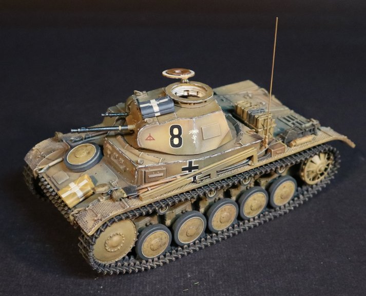 Panzer II Ausf. C #8, Panzer-Regiment 8, 15. Panzer-Division, Deutsches Afrikakorps, North Africa, May 1941