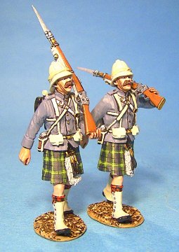 Gordon Highlanders - 2 Figures Marching
