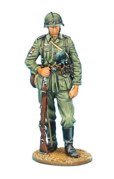 German Heer Infantry Standing with Rifle