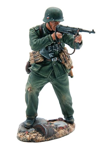 German Corporal Firing MP40