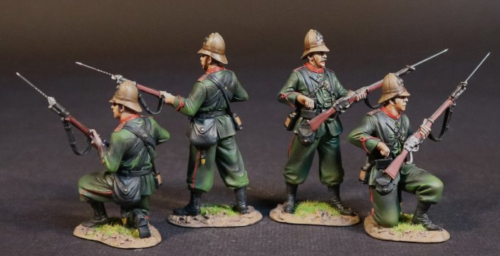 Four Infantry, 3rd Battalion 60th King's Royal Rifle Corps