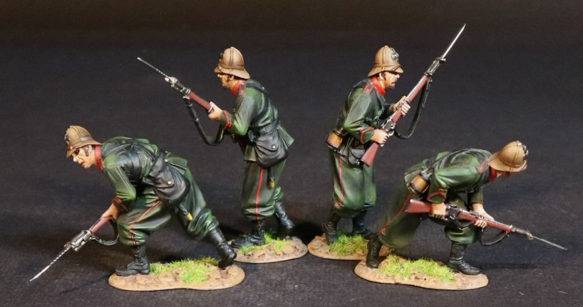 Four Infantry, 3rd Battalion 60th King's Royal Rifle Corps