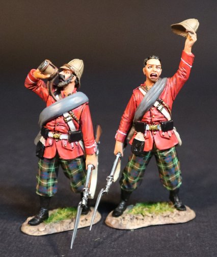 Two Highlanders, 91st Regiment (Princess Louise's Argyllshire Highlanders), Eshowe Relief Column