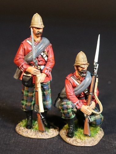 Two Highlanders, Ammo Box & Private, 91st Regt. (Princess Louise's Argyllshire Highlanders)