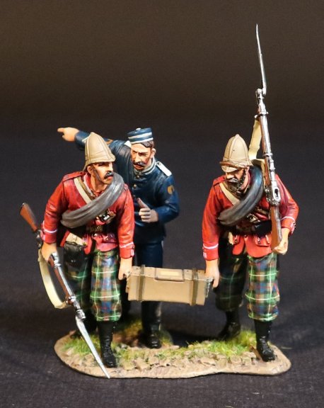 Two Highlanders, Ammo Box & Private, 91st Regt. (Princess Louise's Argyllshire Highlanders)