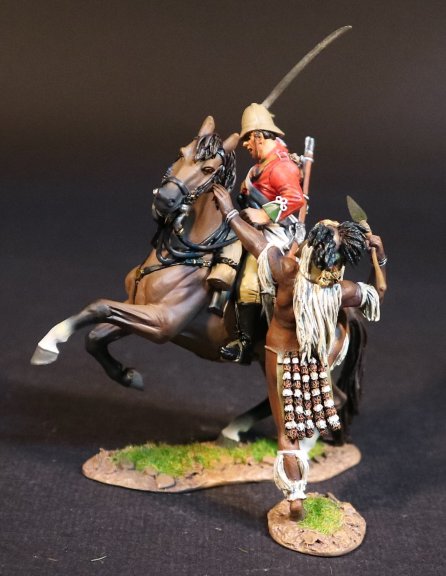 Mounted Infantry and Zulu Warrior