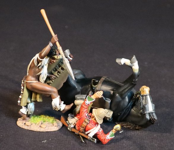 Mounted Infantry and Zulu Warrior