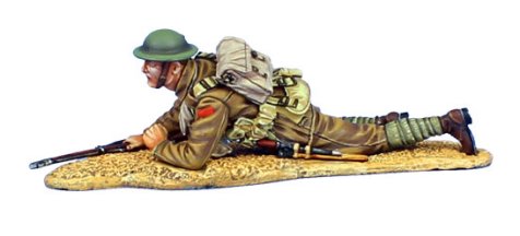British Infantry Crawling with MLM Mk. II - 11th Royal Fusiliers