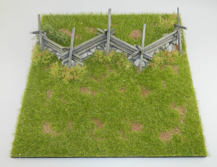 Grass Field with Snake Rail Fence