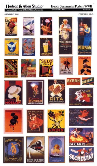 French Commercial Posters/Pre-war and WWII