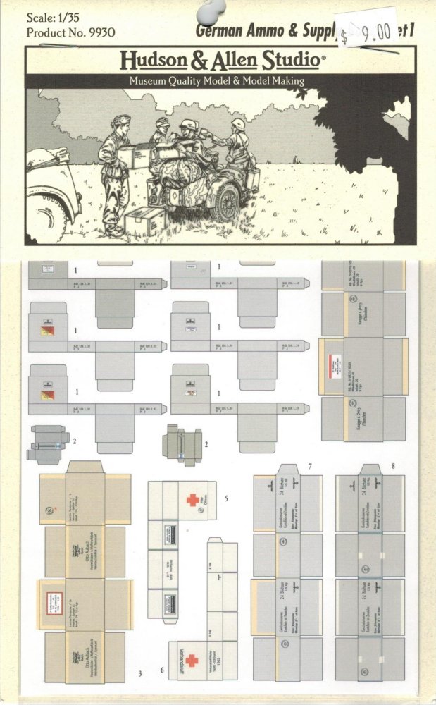 German Ammo and Supply Boxes #1