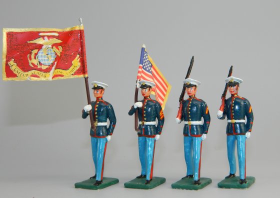 U. S. Marines Color - 4 Piece Set