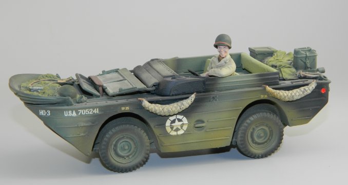 US Amphibious Ford G.P.A. Jeep - Green & Black Camo - Late Version