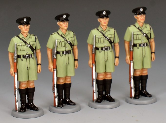 A Set of 4 x At Attention Constables