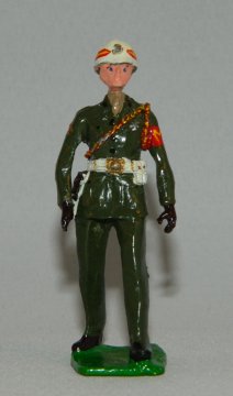 USMC Guard Mount in Greens (1960) - PFC