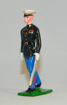 USMC Officer in Dress Blues - Captain