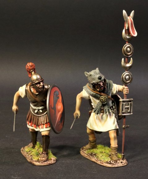 Centurion & Signifer, Red Shield, Roman Army of the Mid-Republic