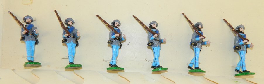 Confederate Soldiers Marching