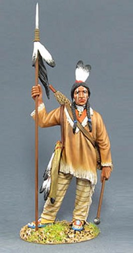 Sioux Warrior with Spear