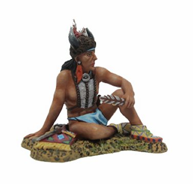 Relaxed Sioux Warrior