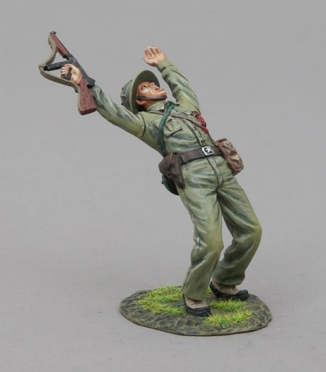 Shot Viet Minh Falling Back