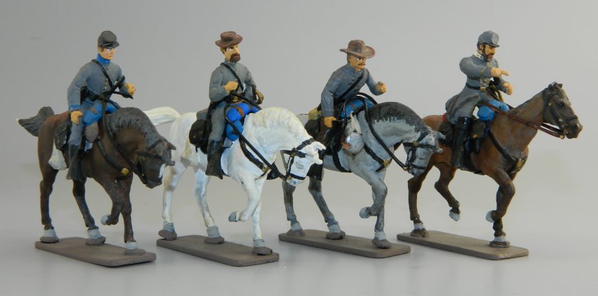 Mounted American Civil War Soldiers