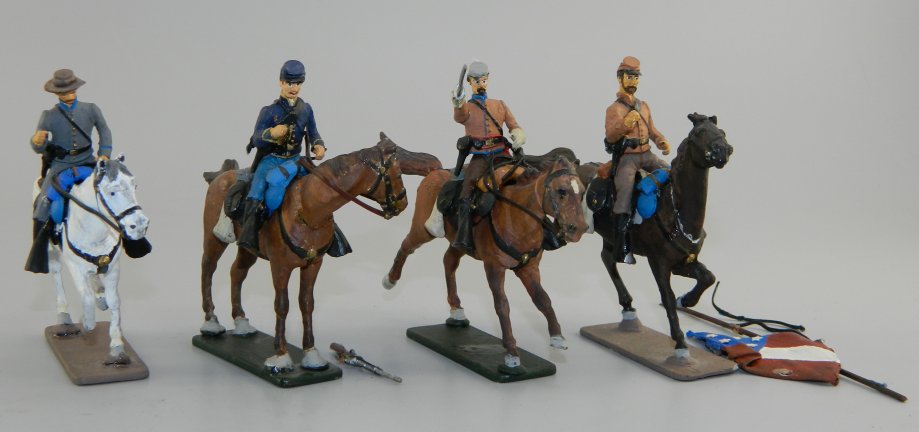 Mounted American Civil War Soldiers