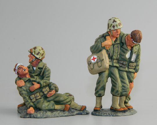 Wounded US Marines