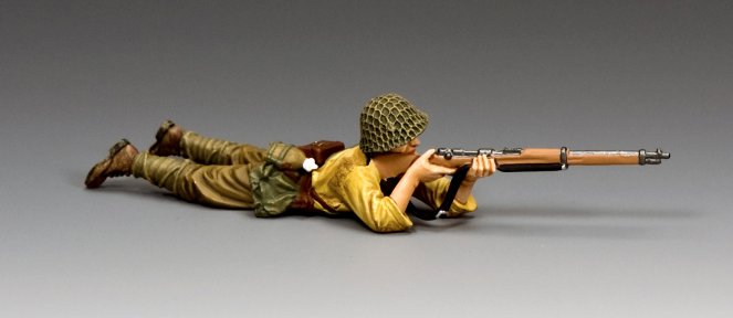 Lying Prone Rifleman