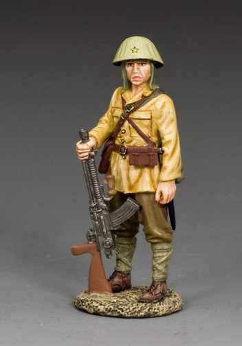 Standing I.J.A. Machine Gunner