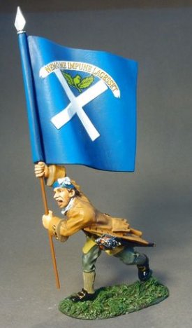 Lowland Infantry Standard Bearer, Captain John Kinloch, Lord Ogilvy's Regiment
