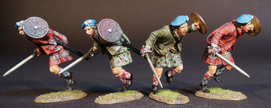 Highlanders Charging, Jacobite Army