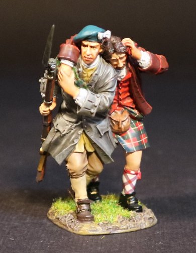 Jacobite Wounded Fleeing, Jacobite Army