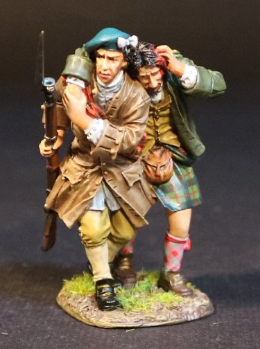 Jacobite Wounded Fleeing, Jacobite Army