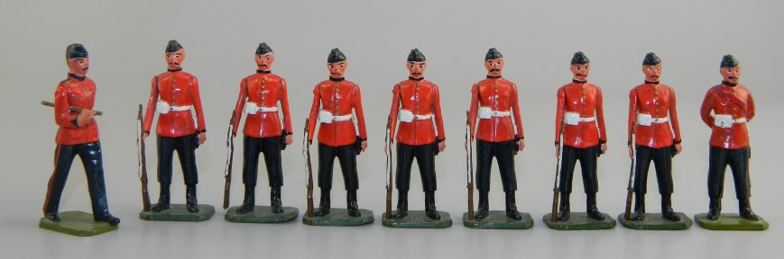 British Infantry in Wedge Caps