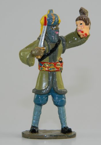 Afghan Figure Holding Severed Head