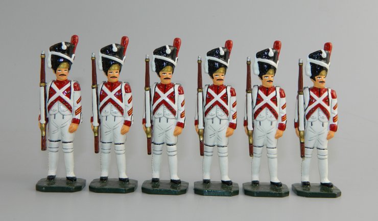 Six Napoleonic Soldiers