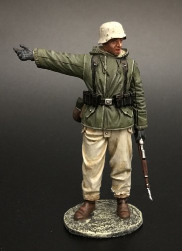 German Soldier Pointing the Way