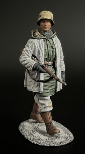 LSSAH Rifleman Marching in Winter Clothing
