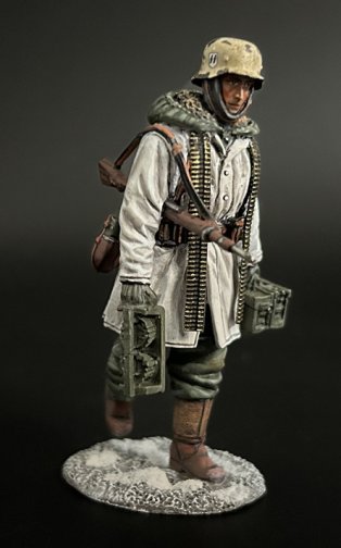 LSSAH Rifleman Marching with Ammunition Supply