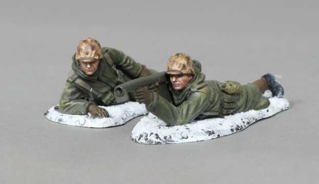 Korean War Prone Bazooka Team