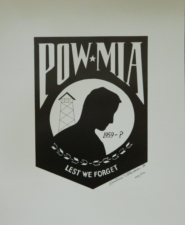 POW/MIA Iconic Poster