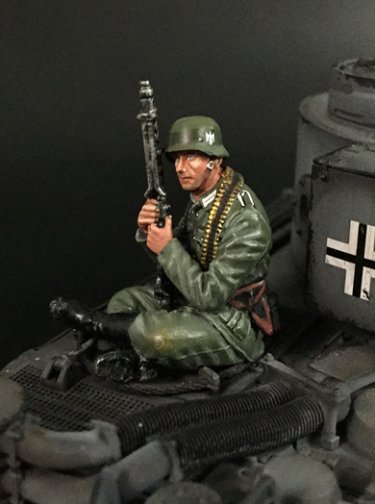 Wehrmacht Tank Rider with MG34 3#