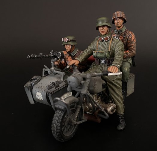 Waffen SS R75 Motorcycle with Sidecar #2