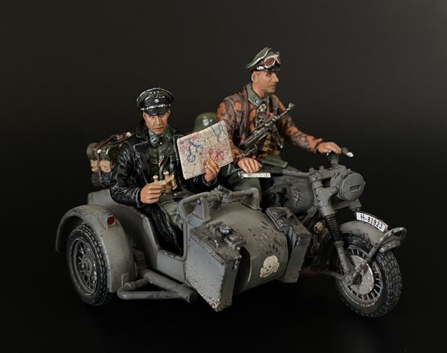 Waffen SS R75 Motorcycle with Sidecar #3